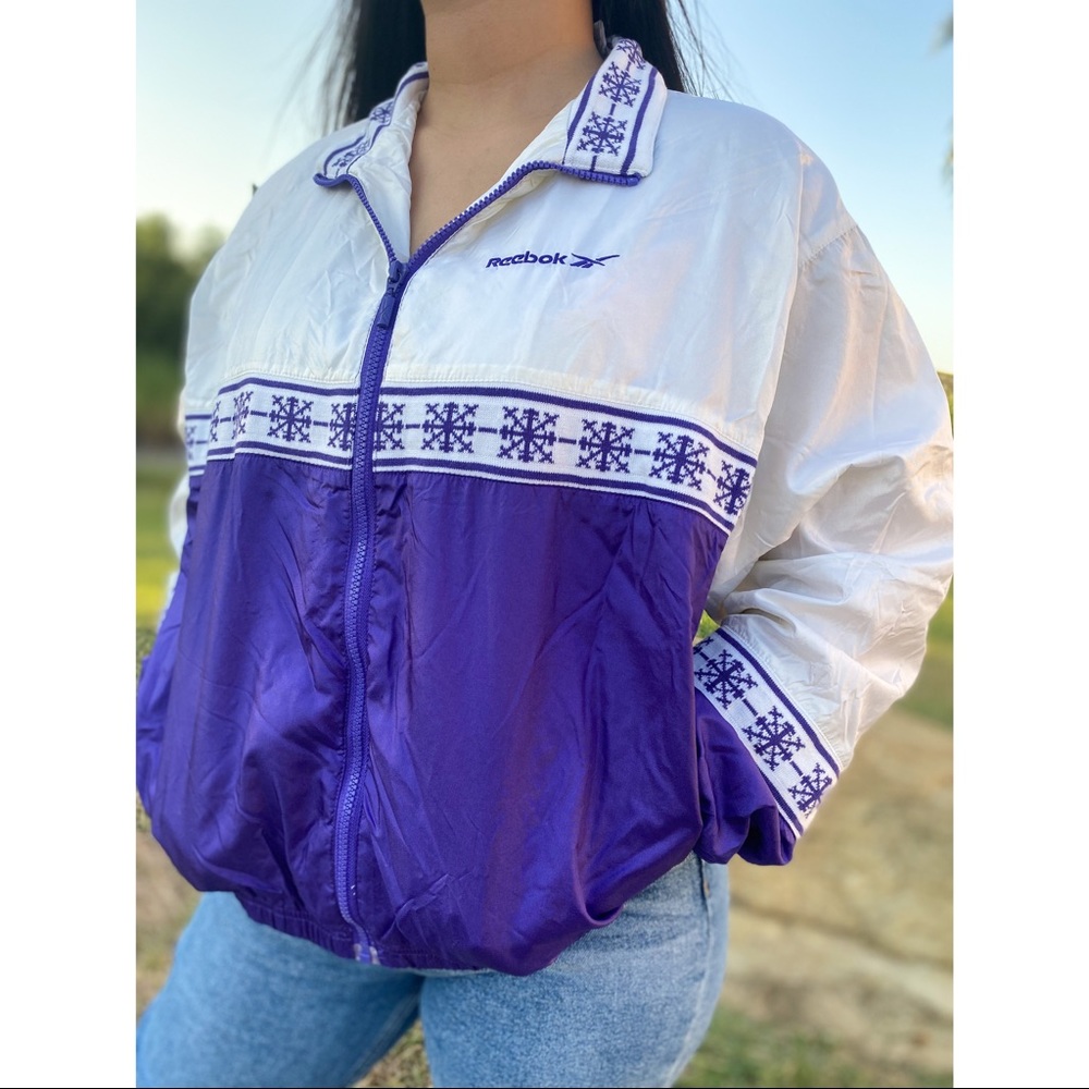 Women Reebok size medium windbreaker